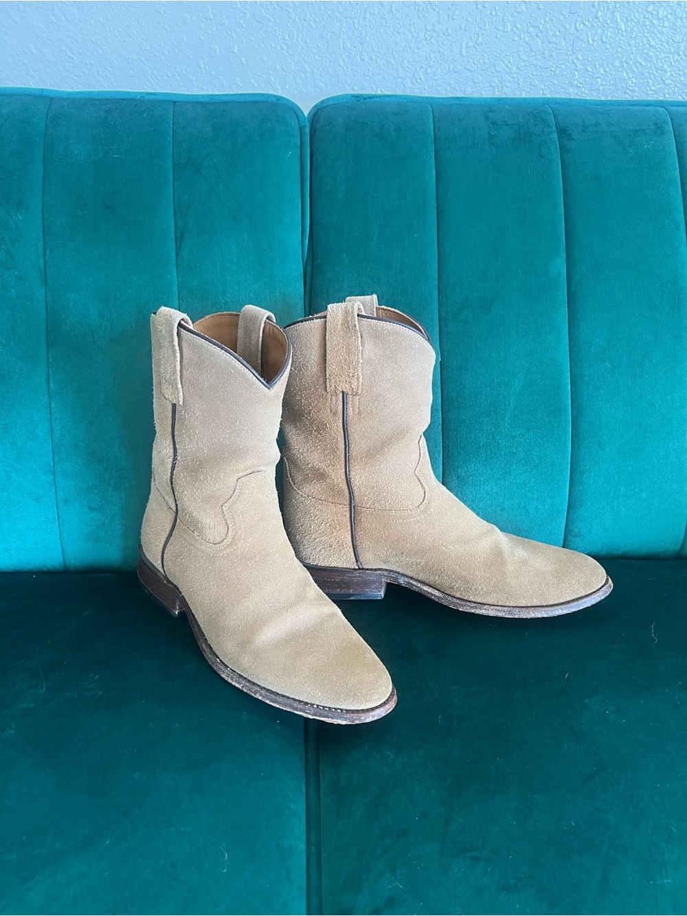 Tan Rhodes Roper Boots Men’s 8